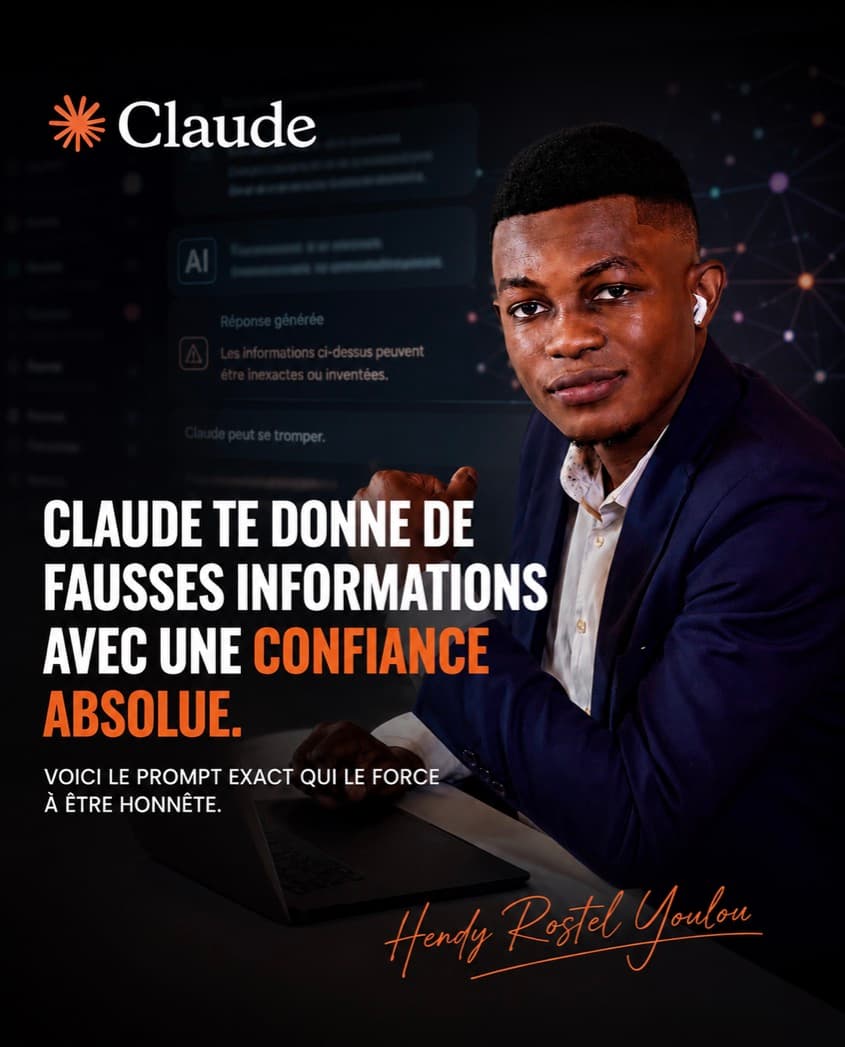 Claude te donne de fausses informations avec une confiance absolue. Voici le prompt qui le force à être honnête